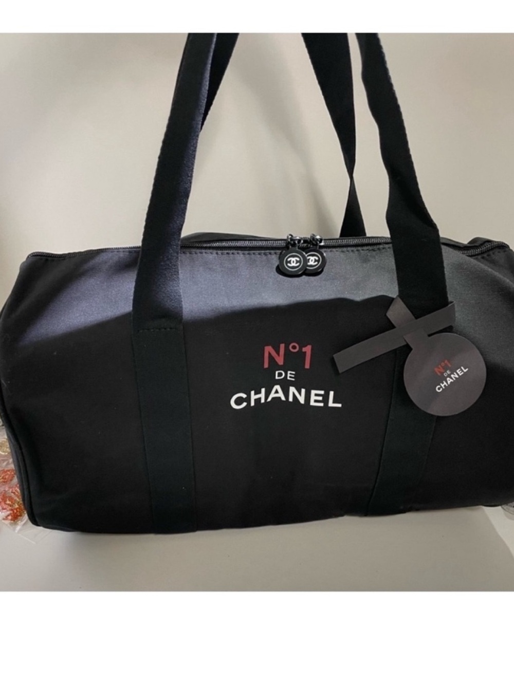 Chanel beauty No.1 canvas bag